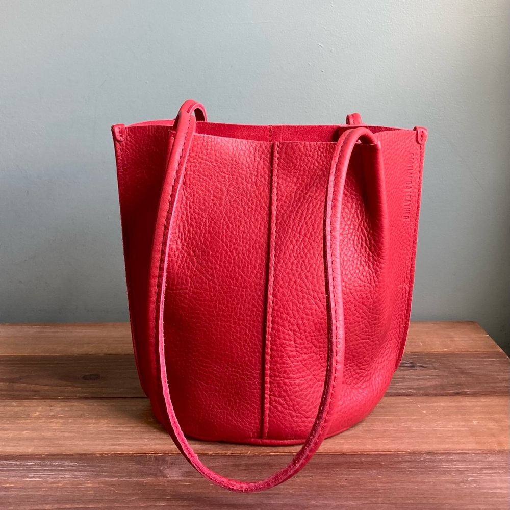 Portland Leather Scarlet Shoulder Bag